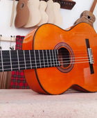 GUITARRA FLAMENCA CARAMELO DE PALILLOS MECÁNICOS