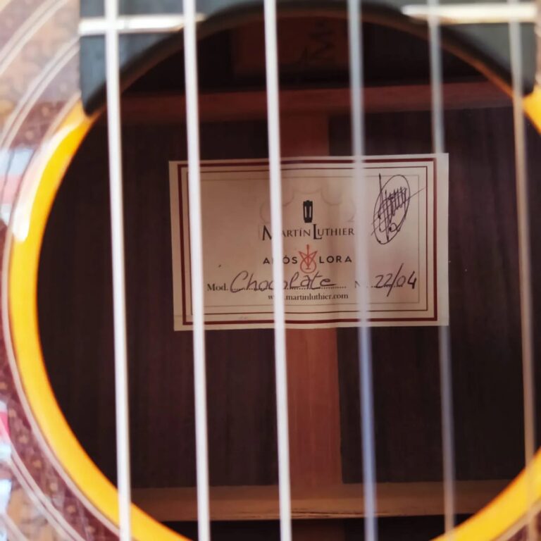 GUITARRA FLAMENCA DE PALO SANTO CHOCOLATE