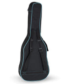 Funda guitarra clasica ref. 33 mochila (Negro v.turquesa)