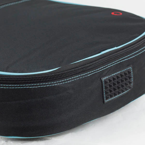 Funda guitarra clasica ref. 33 mochila (Negro v.turquesa)