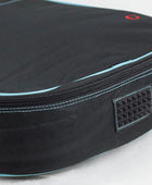 Funda guitarra clasica ref. 33 mochila (Negro v.turquesa)