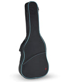 Funda guitarra clasica ref. 33 mochila (Negro v.turquesa)