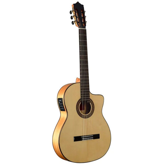 Martinez MFG-ASZ Zurdo Cut EF Guitarra Flamenca EQ Fishman PSY-301