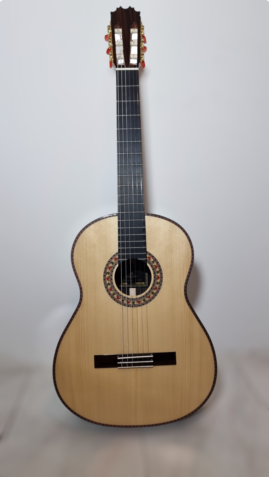 Guitarra Flamenca de Antonio de Toledo ATF-19 de Ziricote Con Previo 0S1