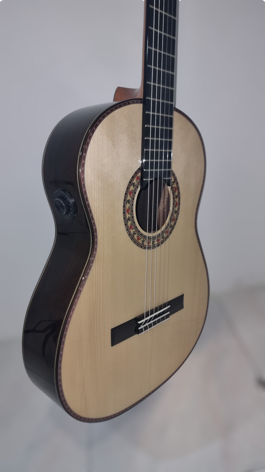 Guitarra Flamenca de Antonio de Toledo ATF-19 de Ziricote Con Previo 0S1