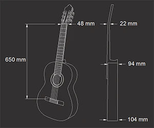 Guitarra Clásica Azahar 105